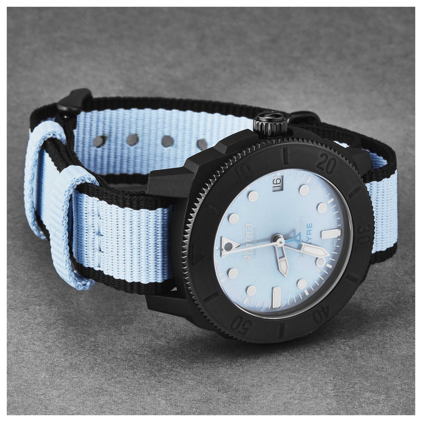 Alpina Seastrong Diver Women's Automatic Watch AL525LMPLNB3VG6 - Image #4