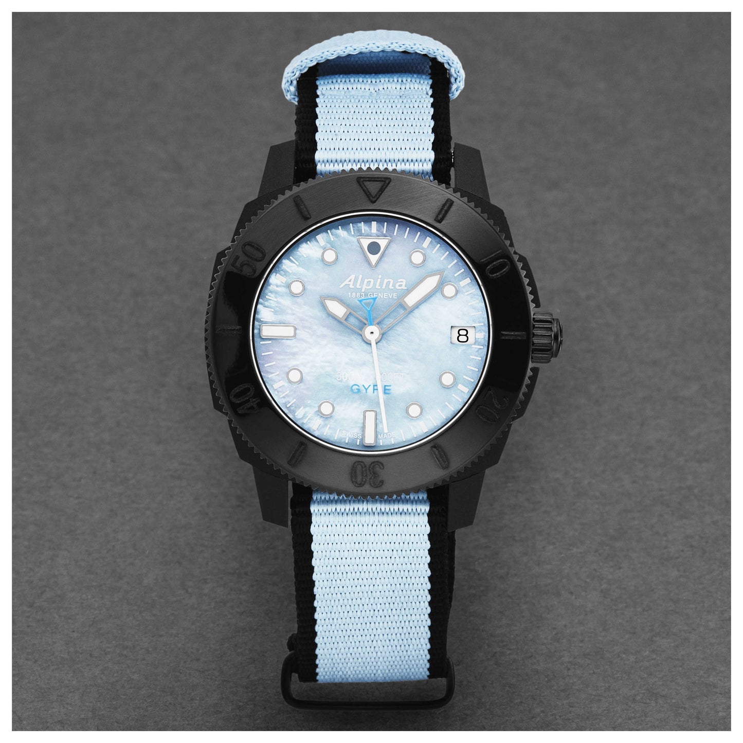 Alpina Seastrong Diver Women's Automatic Watch AL525LMPLNB3VG6 - Image #5
