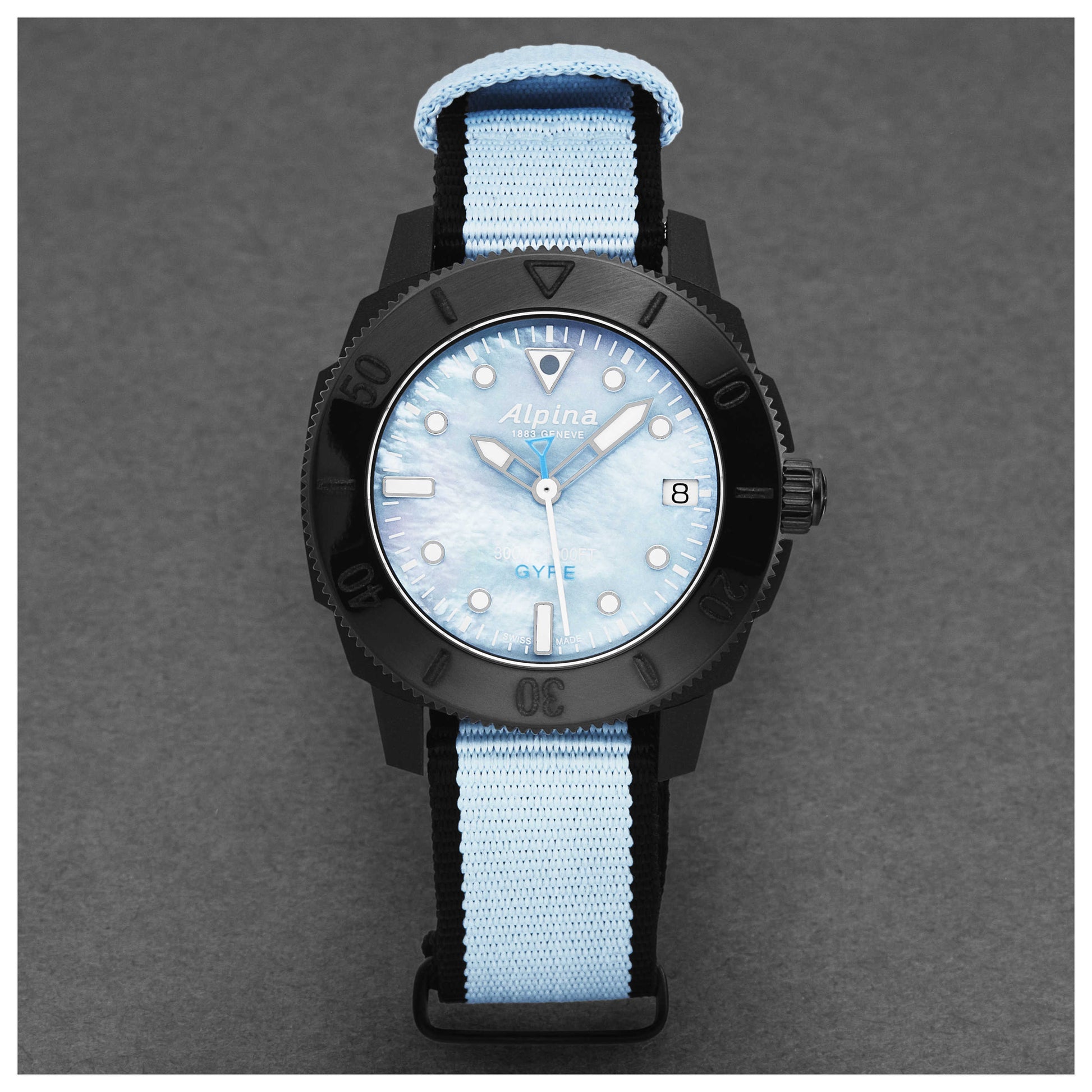 Alpina Seastrong Diver Women's Automatic Watch AL525LMPLNB3VG6 - Image #5