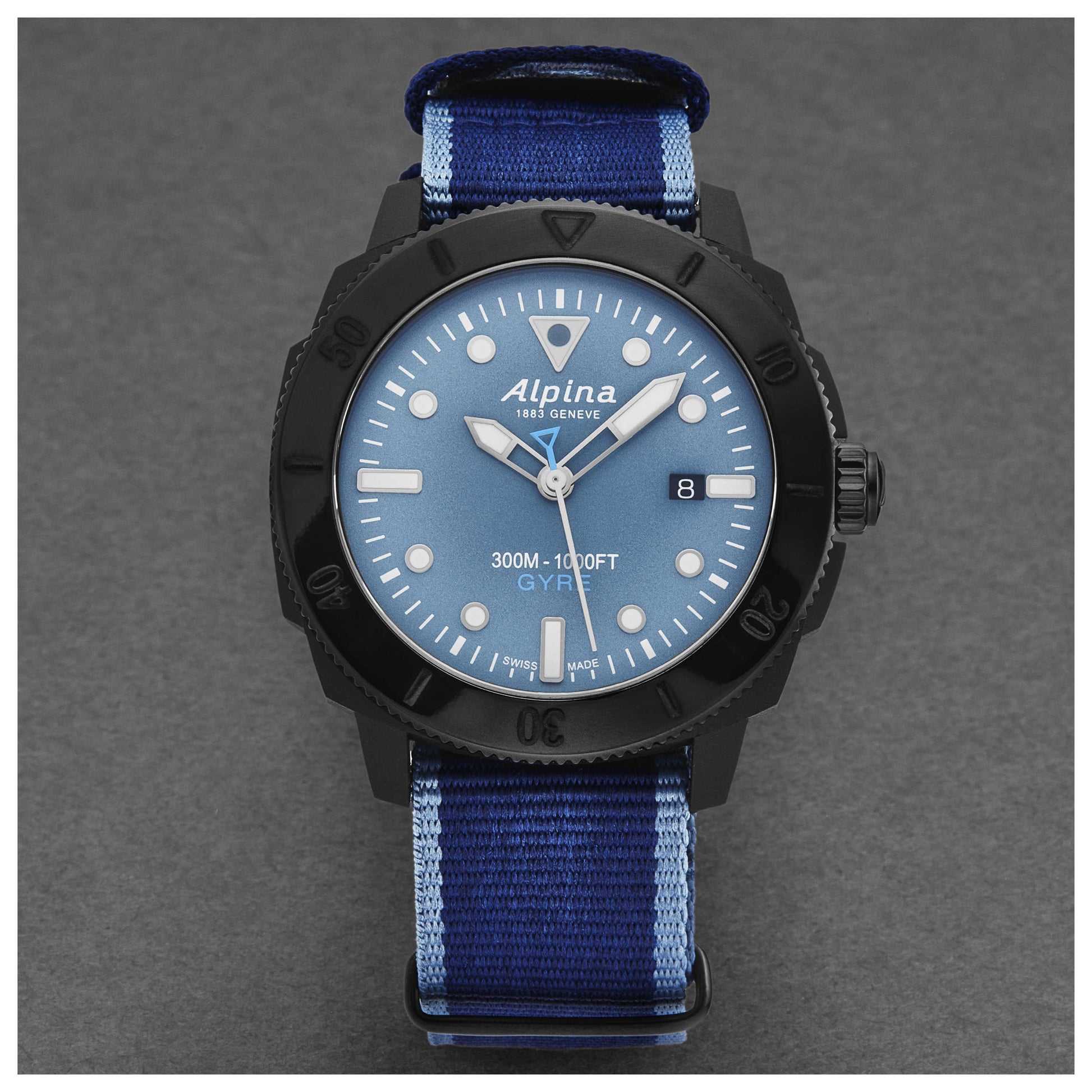 Alpina Seastrong Diver Men's Automatic Watch AL525LNB4VG6 - Image #5