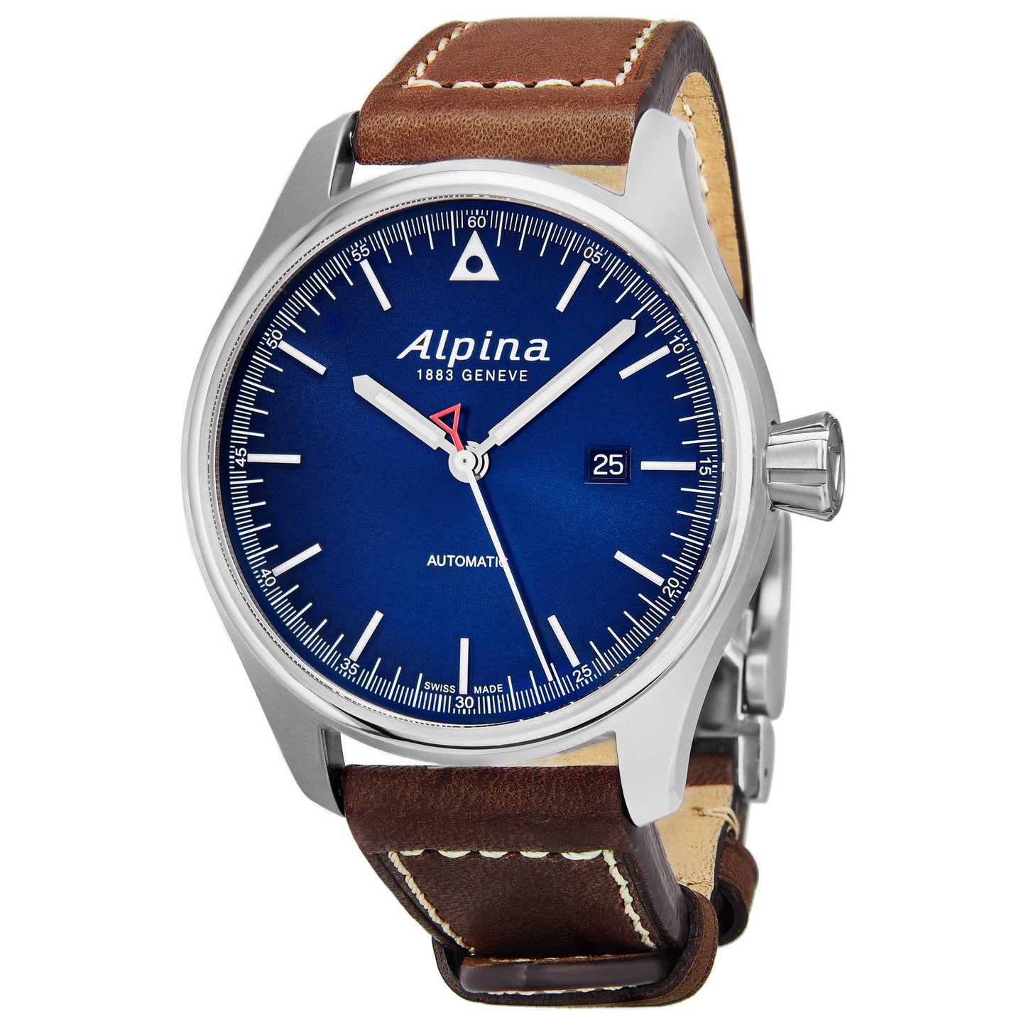 Front view of Alpina Startimer Pilot Men's Automatic Watch AL525N4S6