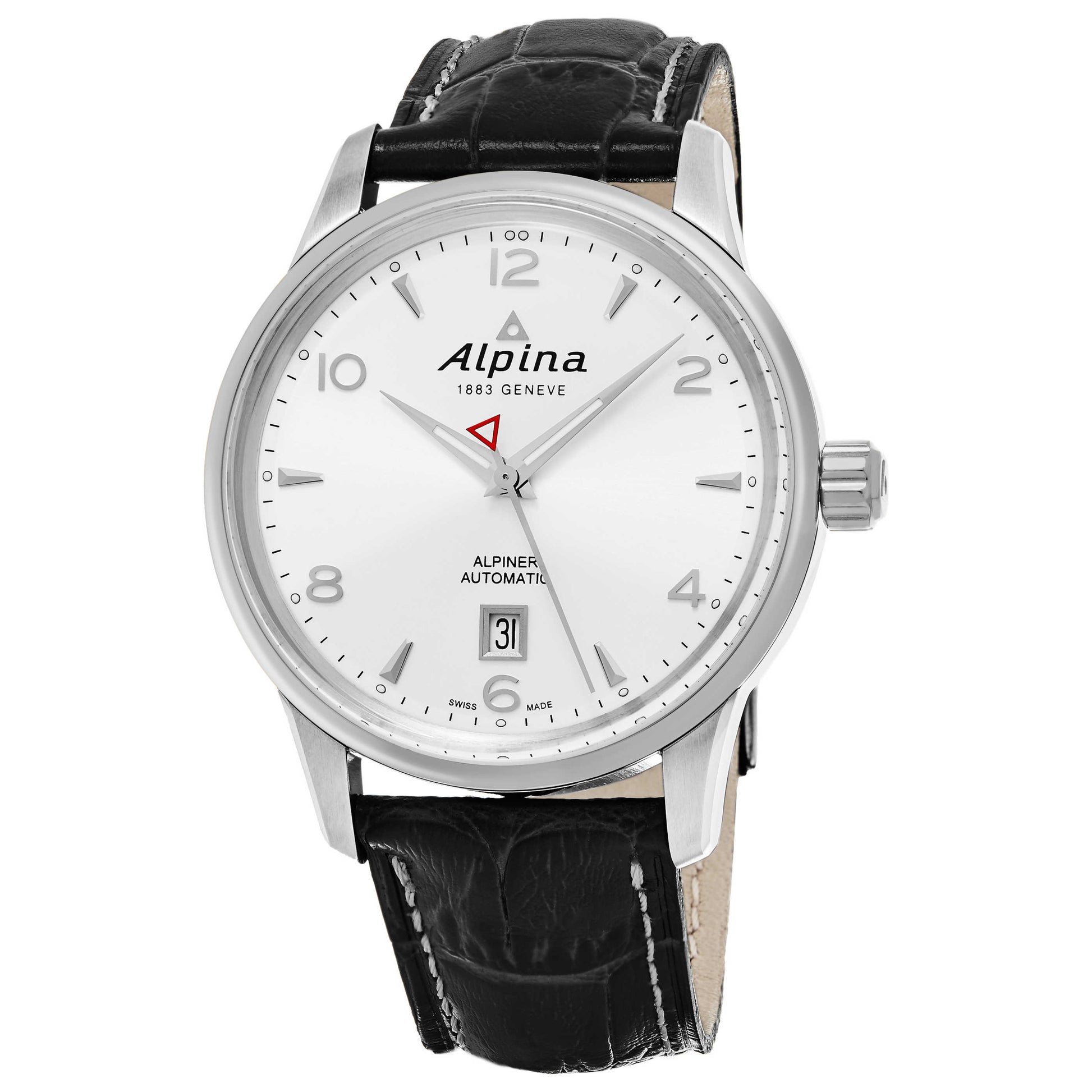 Front view of Alpina Alpiner Men's Automatic Watch AL525S4E6