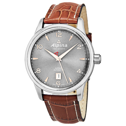 Front view of Alpina Alpiner Men's Automatic Watch AL525VG4E6
