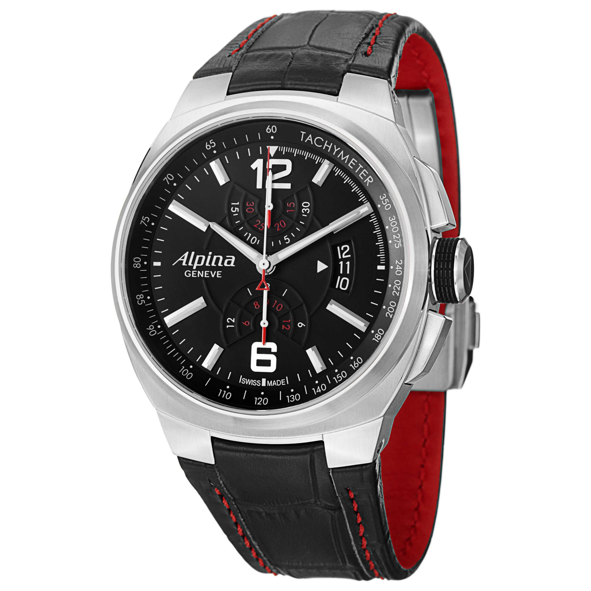 Front view of Alpina Racing Men's Automatic Watch AL725AB5AR26