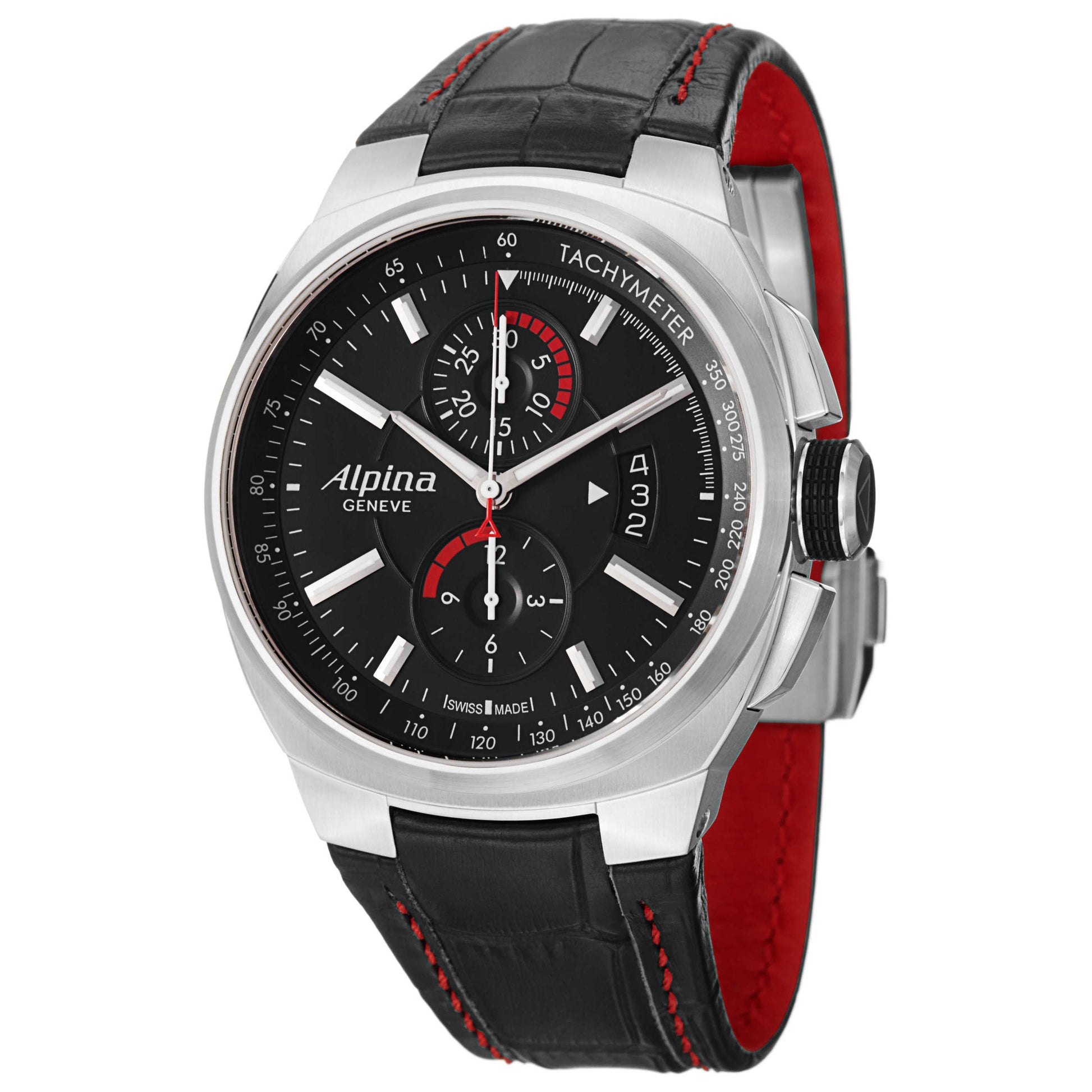 Front view of Alpina Racing Men's Automatic Watch AL725B5AR26