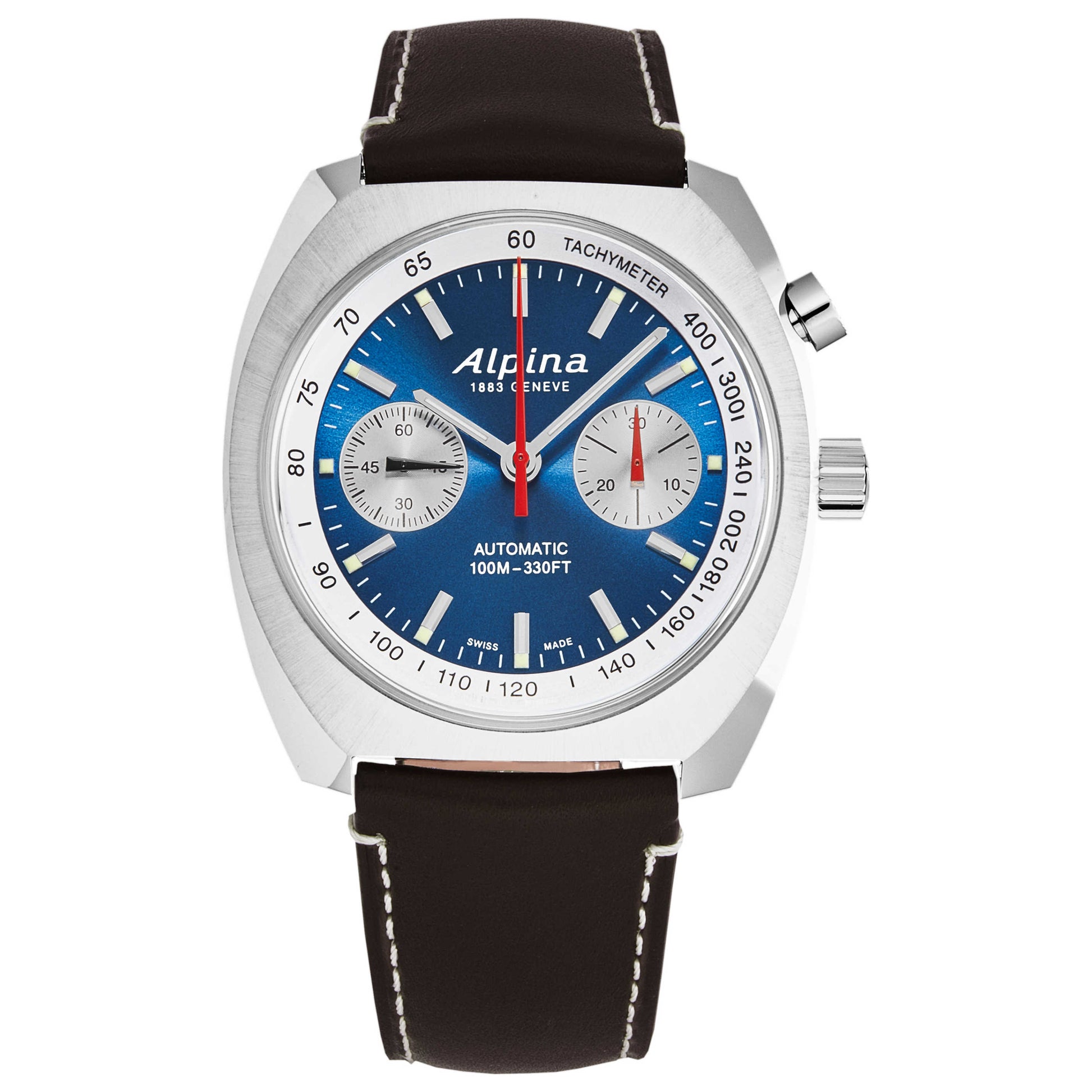 Front view of Alpina Startimer Pilot Men's Automatic Watch AL727LNS4H6