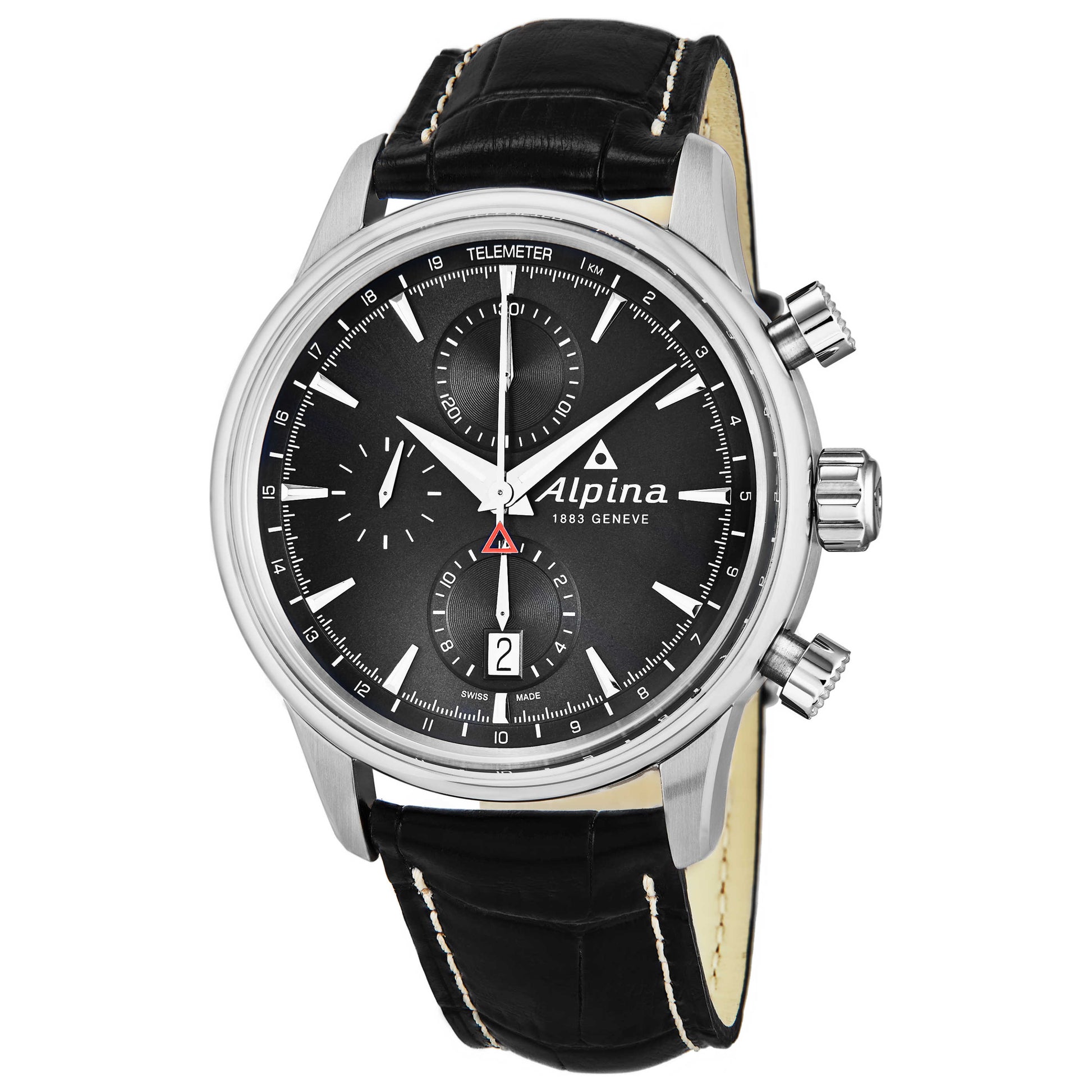 Front view of Alpina Alpiner Men's Automatic Watch AL750B4E6