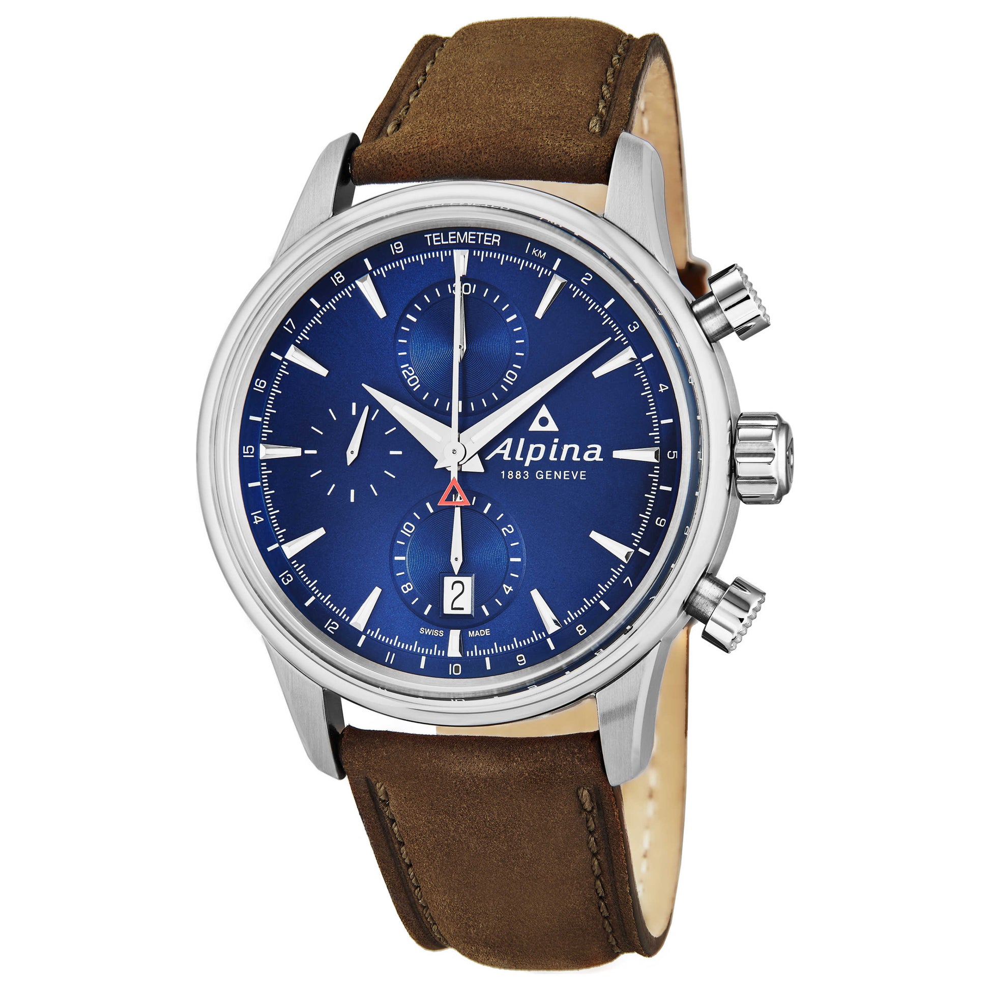 Front view of Alpina Alpiner Men's Automatic Watch AL750N4E6