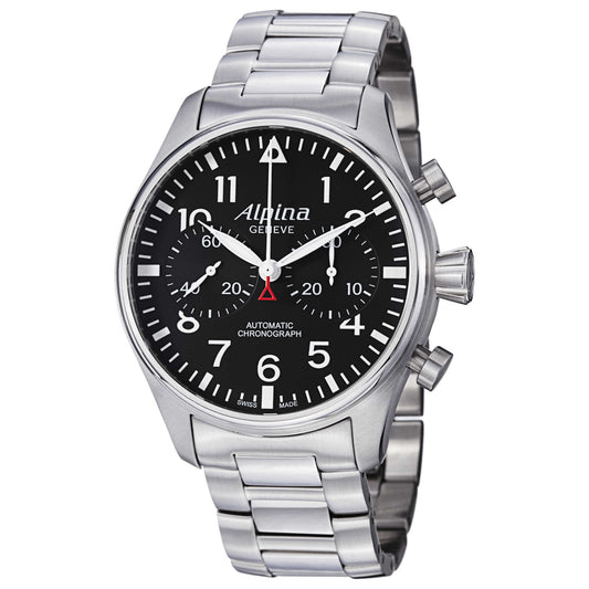 Front view of Alpina Aviation Men's Automatic Watch AL860B4S6B