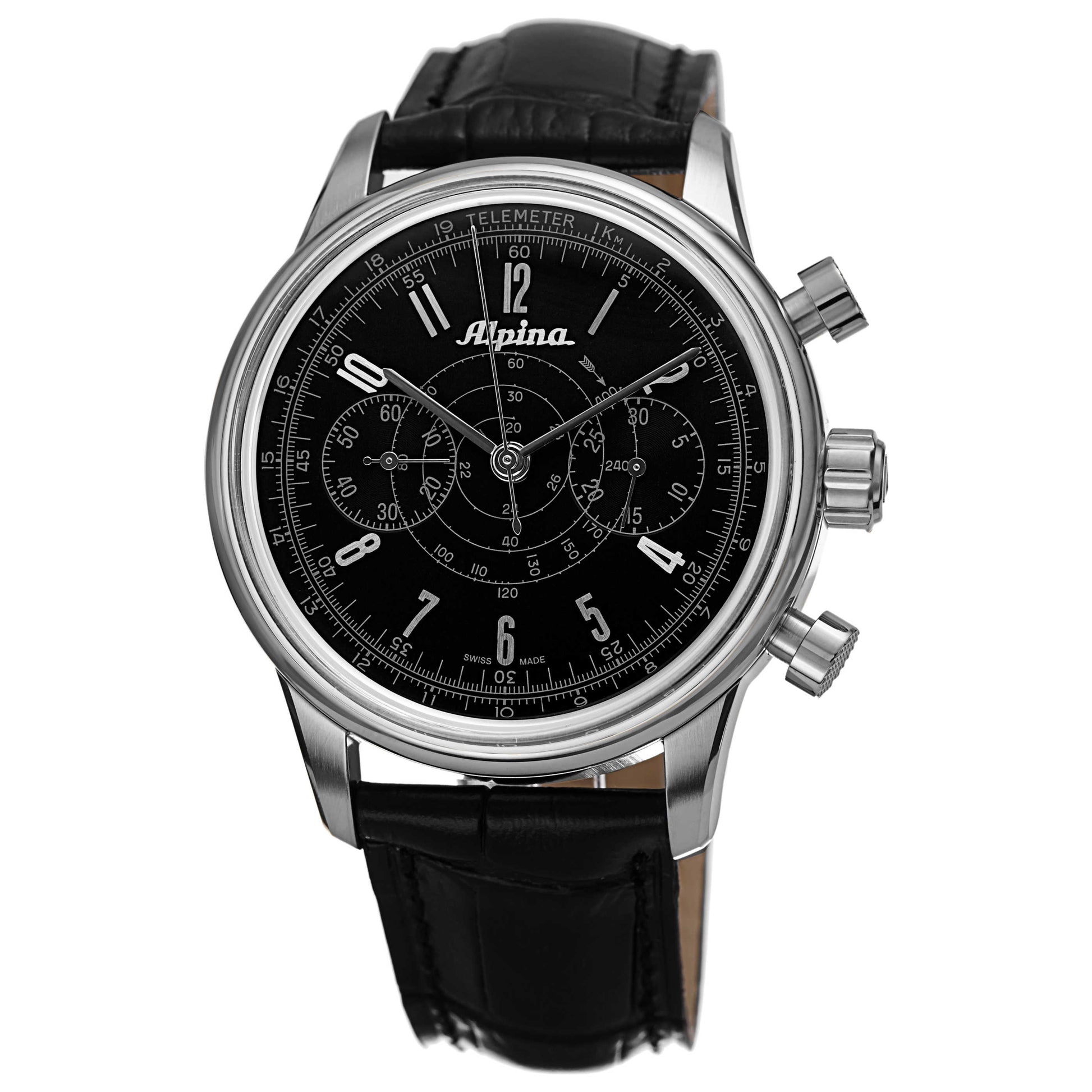 Front view of Alpina Heritage Men's Automatic Watch AL860G4H6