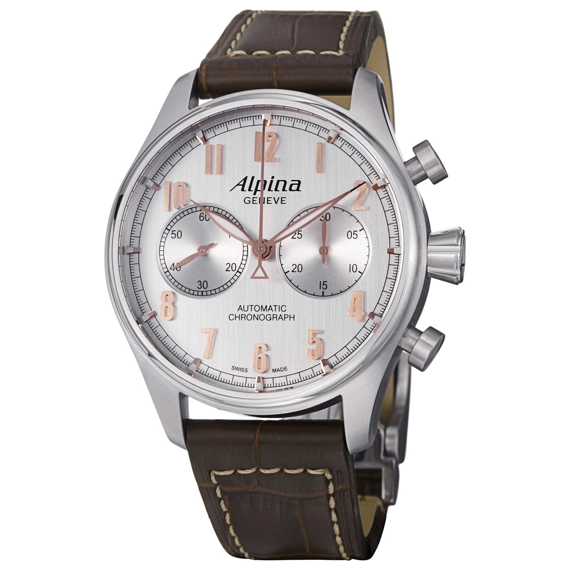 Front view of Alpina Aviation Men's Automatic Watch AL860SCR4S6