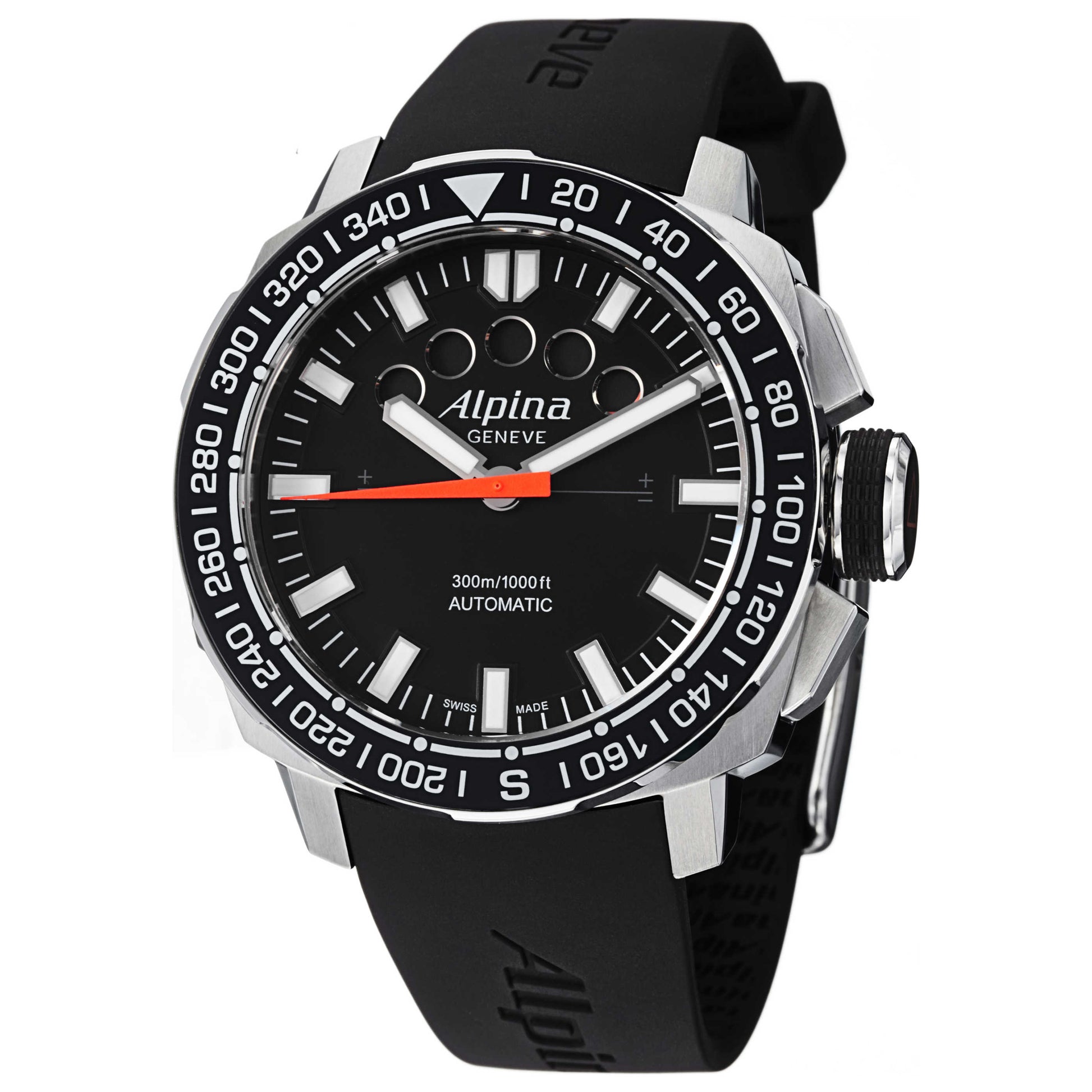 Front view of Alpina Adventure Men's Automatic Watch AL880LB4V6