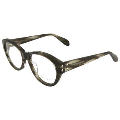 Front view of Alexander McQueen Core Women's Opticals AM0053O-30000732-008