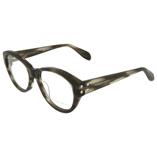 Front view of Alexander McQueen Core Women's Opticals AM0053O-30000732-008