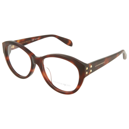 Front view of Alexander McQueen Core Women's Opticals AM0053OA-30000733-002