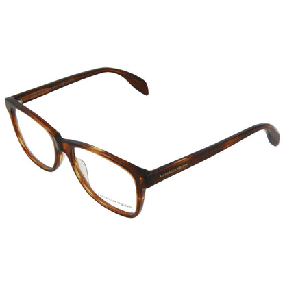 Front view of Alexander McQueen Core Men's Opticals AM0113O-30001854-002