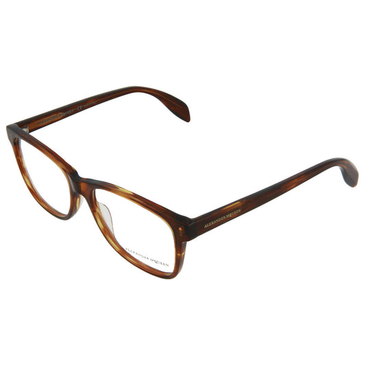 Front view of Alexander McQueen Core Men's Opticals AM0113O-30001854-002