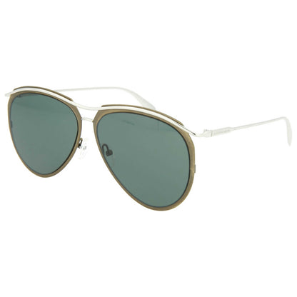 Front view of Alexander McQueen Fashion Men's Sunglasses AM0115S-30001841-002