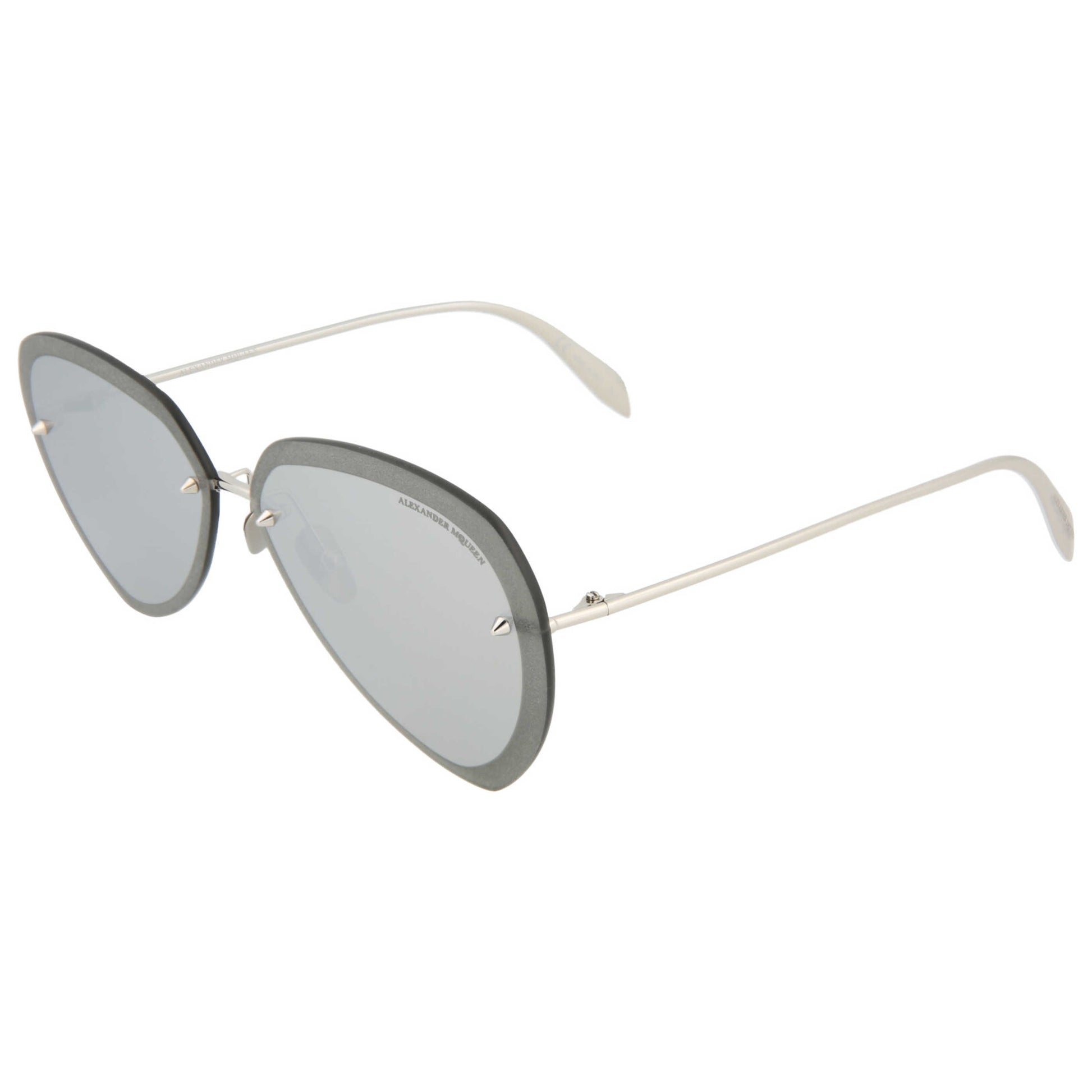 Front view of Alexander McQueen Fashion Men's Sunglasses AM0120SA-30002023-002