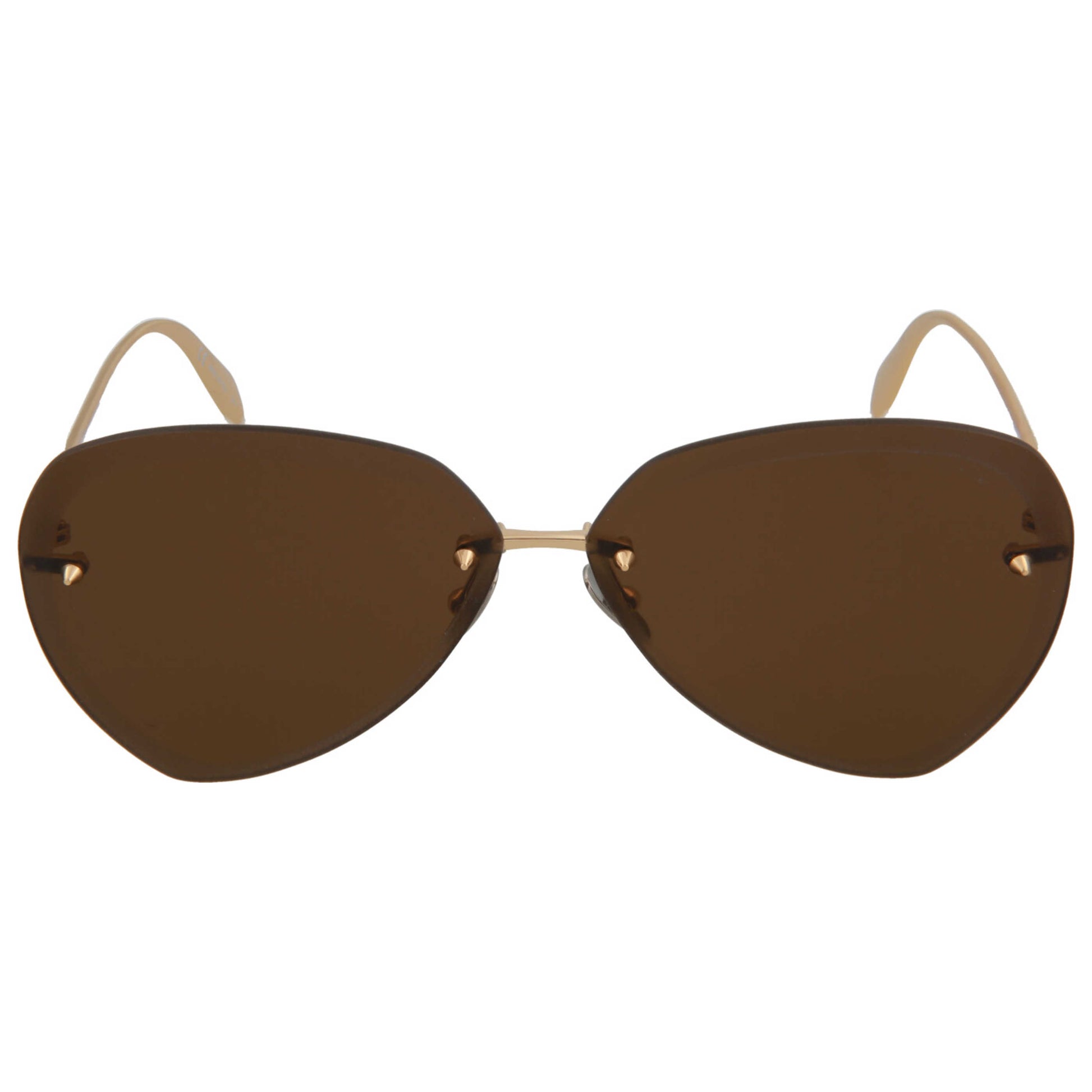 Front view of Alexander McQueen Fashion Men's Sunglasses AM0120SA-30002023004