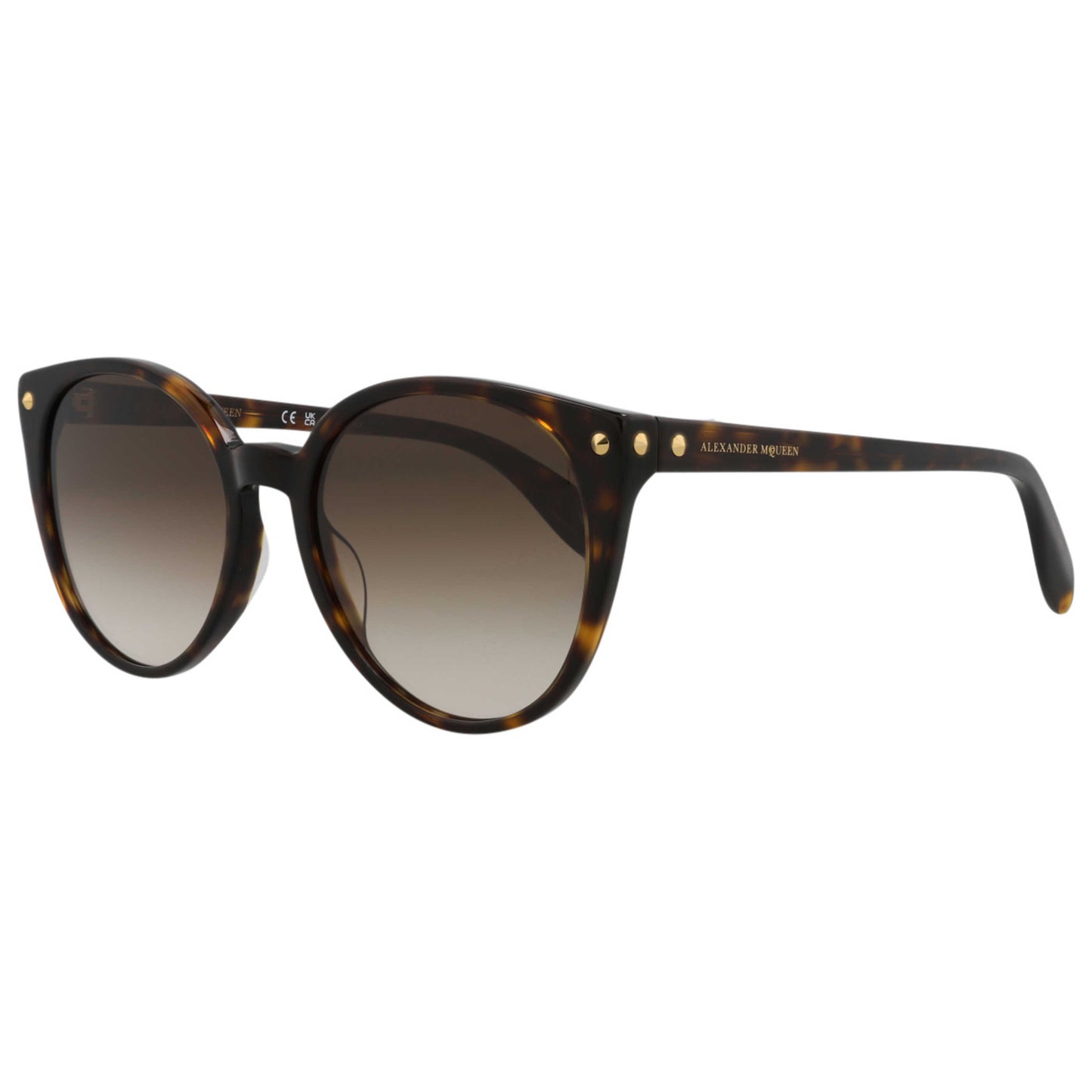 Front view of Alexander McQueen Core Women's Sunglasses AM0130S-30002577-002