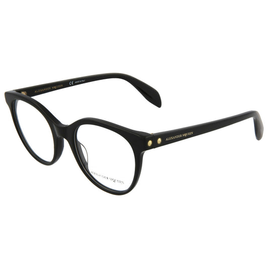 Front view of Alexander McQueen Core Women's Opticals AM0131O-30002596-001