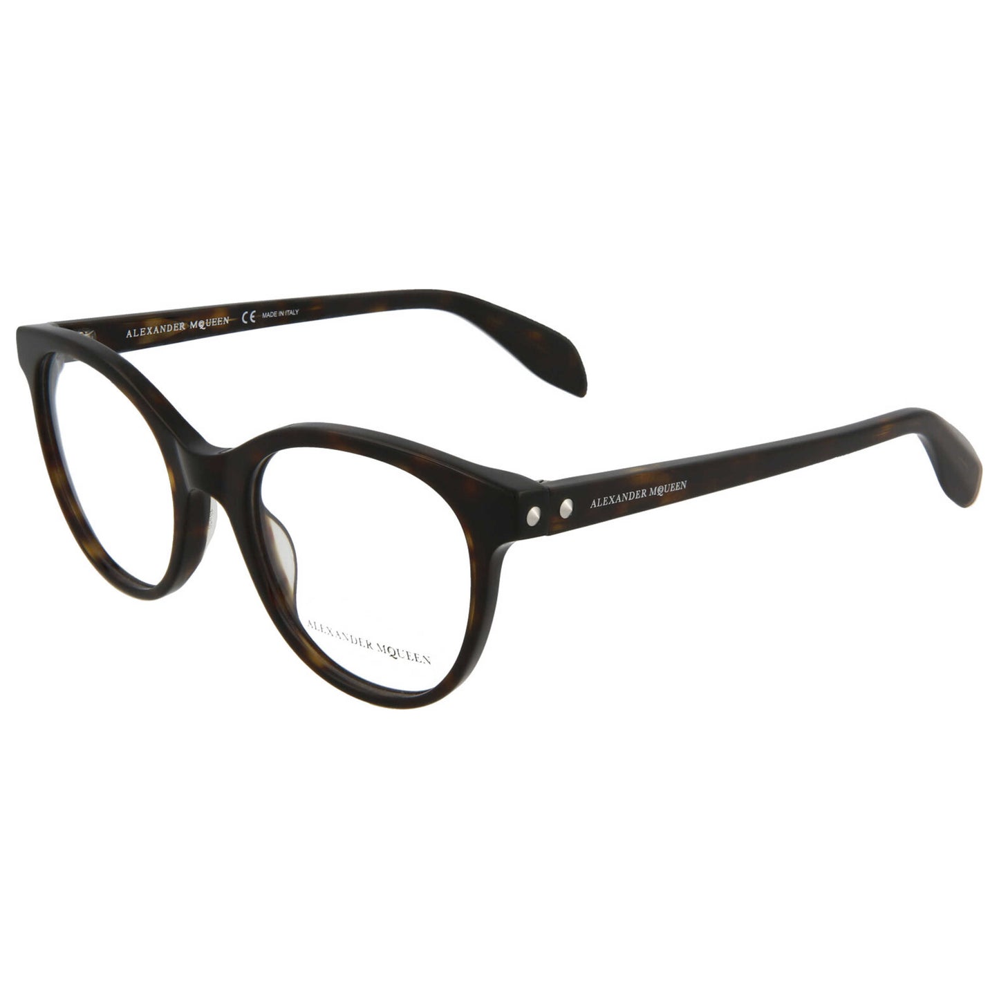 Front view of Alexander McQueen Core Women's Opticals AM0131O-30002596-002