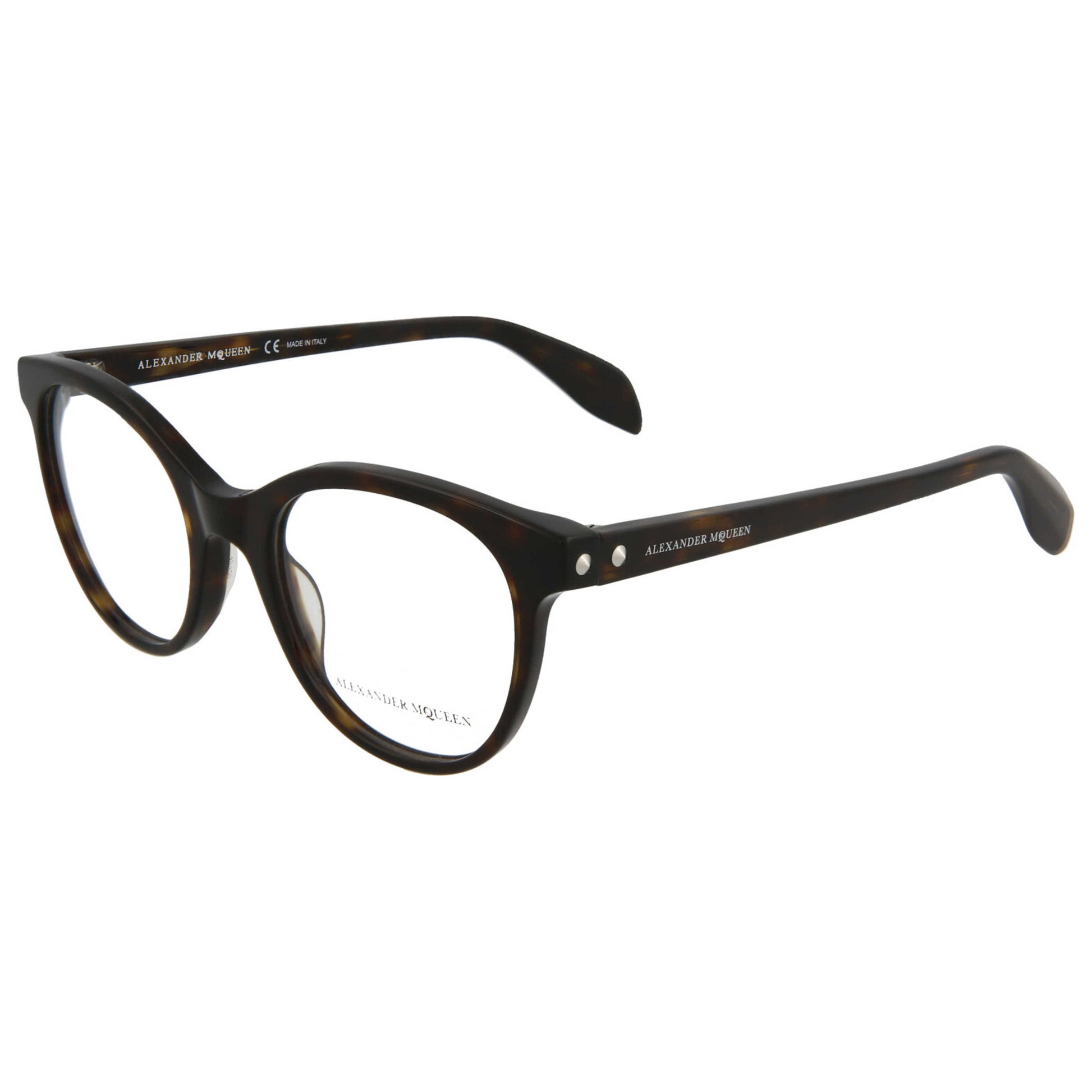 Front view of Alexander McQueen Core Women's Opticals AM0131O-30002596-002