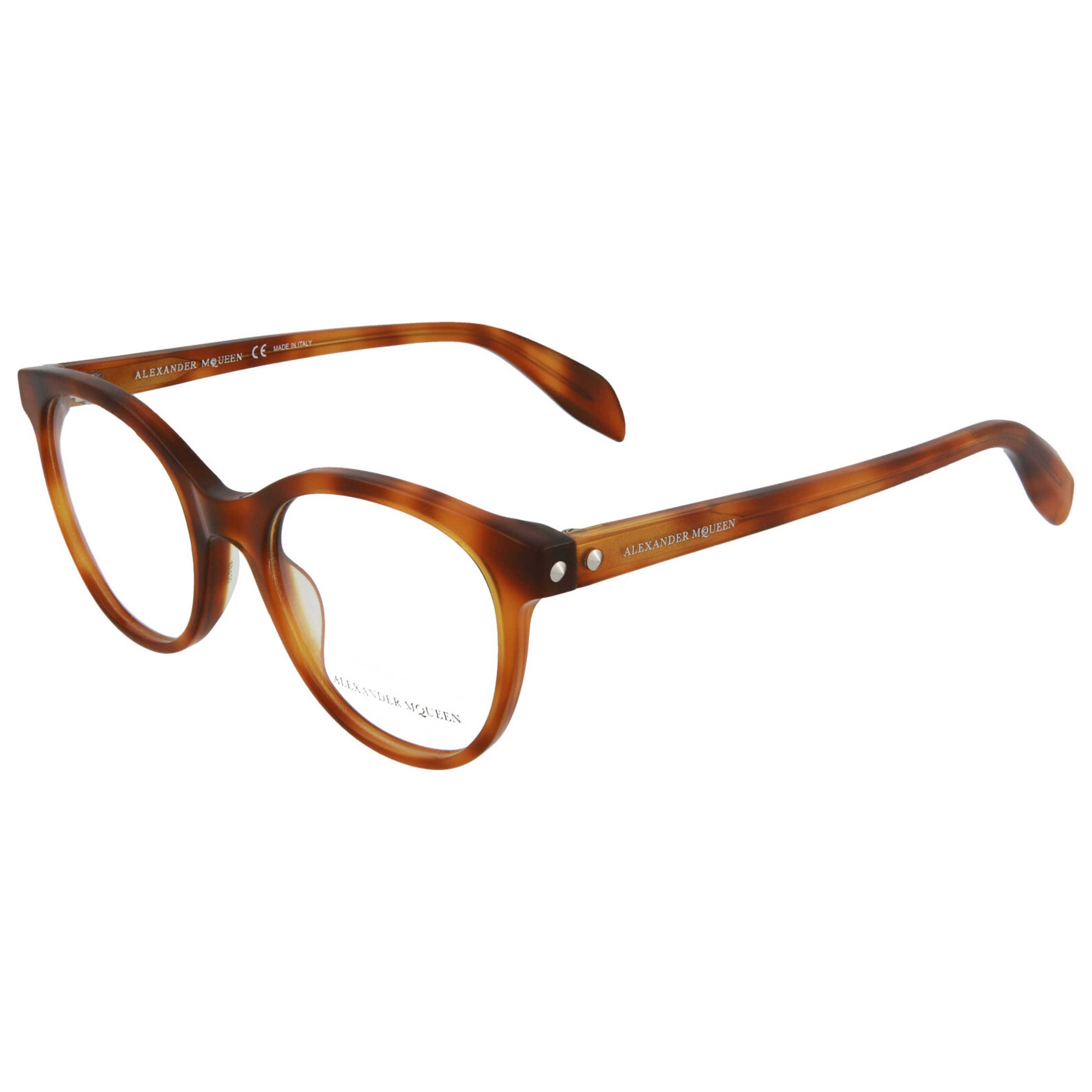 Front view of Alexander McQueen Core Women's Opticals AM0131O-30002596-003