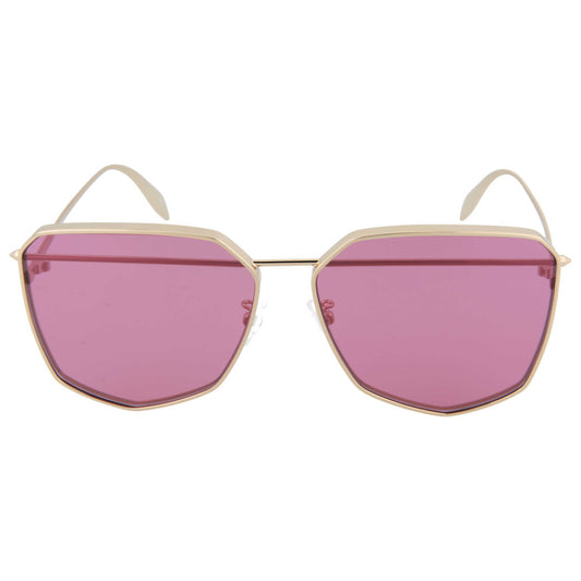 Front view of Alexander McQueen Fashion Unisex Sunglasses AM0136S-30002571005