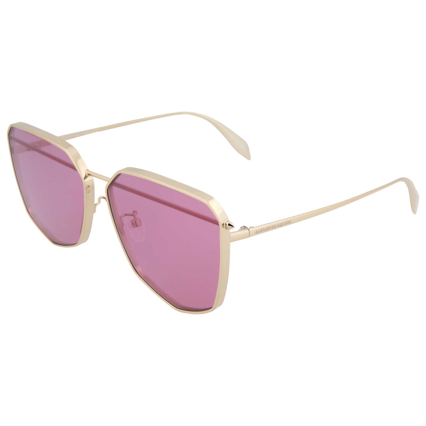 Alexander McQueen Fashion Unisex Sunglasses AM0136S-30002571005 - Image #3