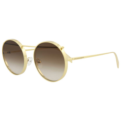Front view of Alexander McQueen Novelty Unisex Sunglasses AM0137S-30002572-001