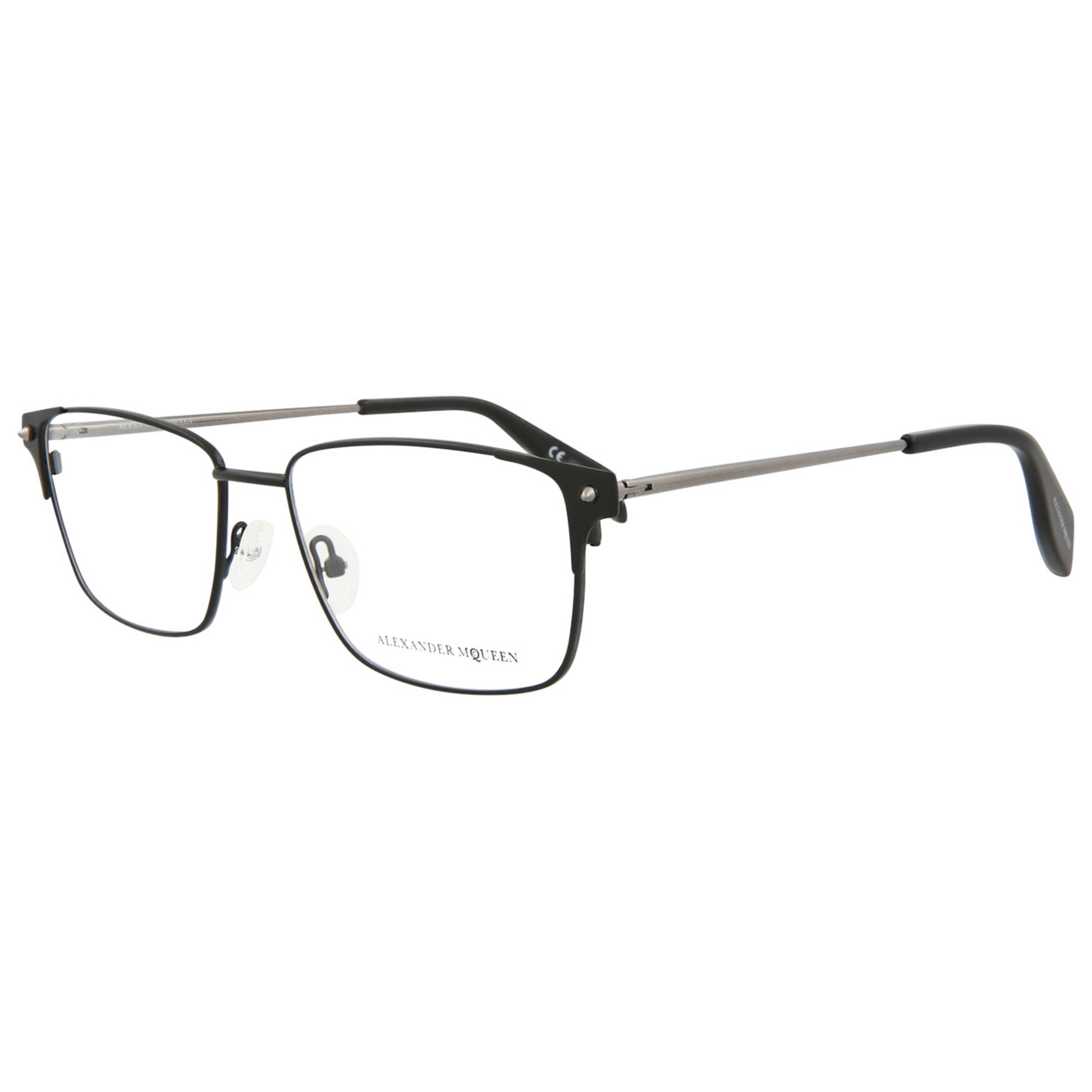 Front view of Alexander McQueen Fashion Men's Opticals AM0142O-30002595-001