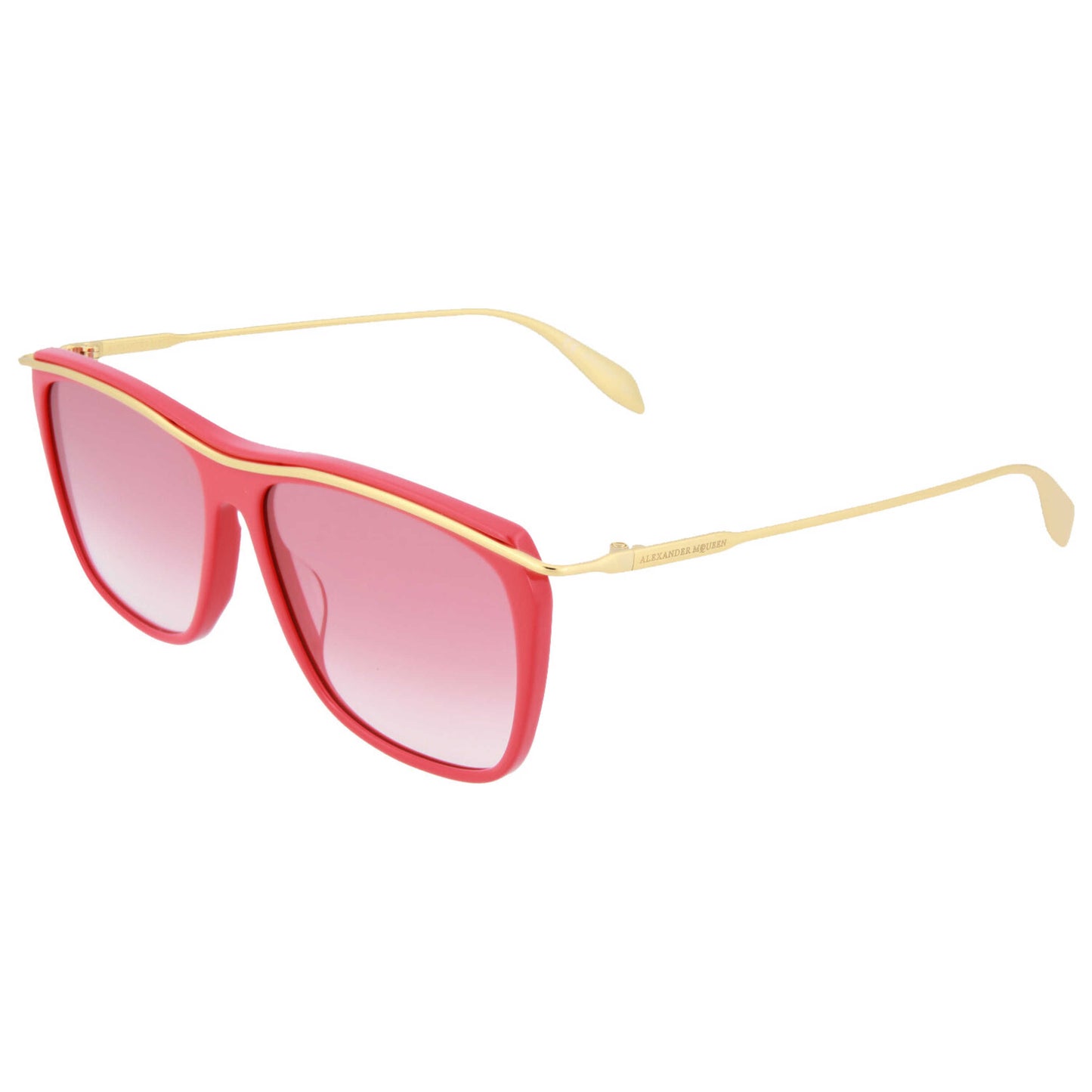 Front view of Alexander McQueen Fashion Men's Sunglasses AM0143S-30002580-005
