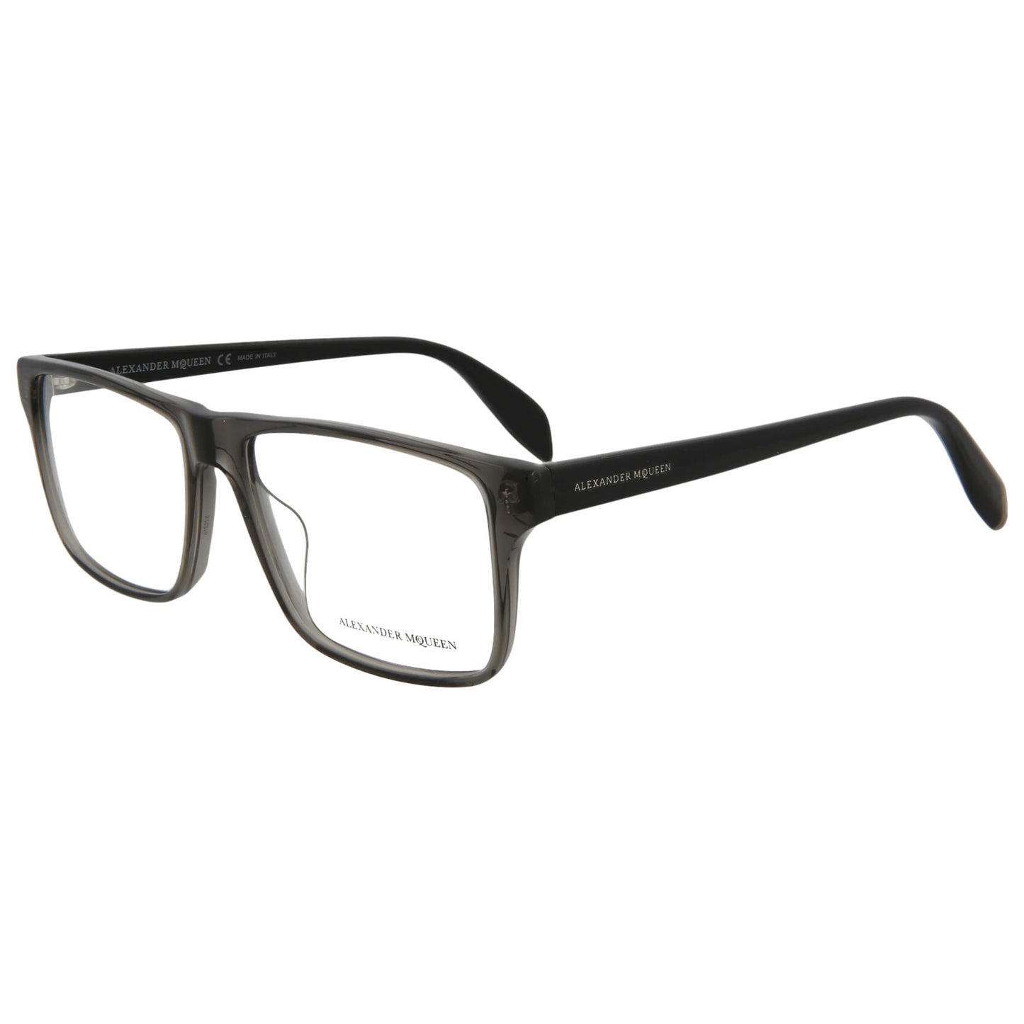 Front view of Alexander McQueen Core Men's Opticals AM0147OA-30002605-001