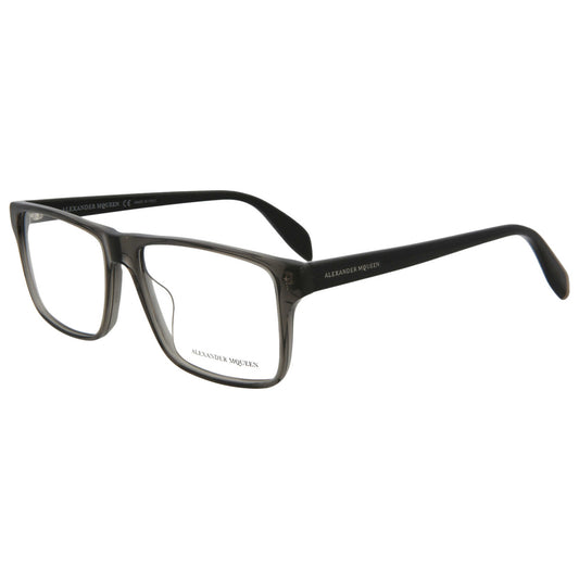 Front view of Alexander McQueen Core Men's Opticals AM0147OA-30002605-001