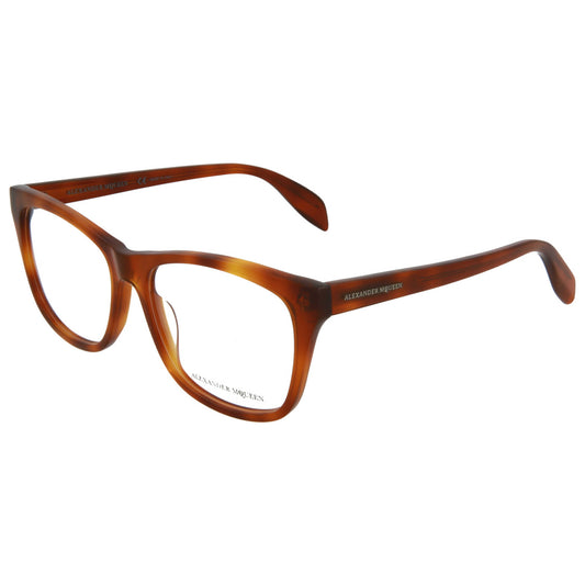 Front view of Alexander McQueen Core Women's Opticals AM0148O-30002606-002