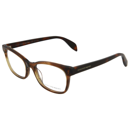 Front view of Alexander McQueen Core Women's Opticals AM0149O-30002607-002