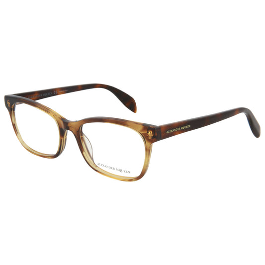 Front view of Alexander McQueen Core Women's Opticals AM0149O-30002607-006
