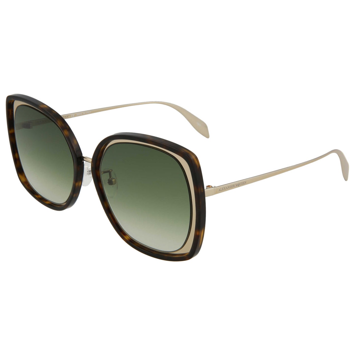 Front view of Alexander McQueen Fashion Women's Sunglasses AM0151S-30002579-005