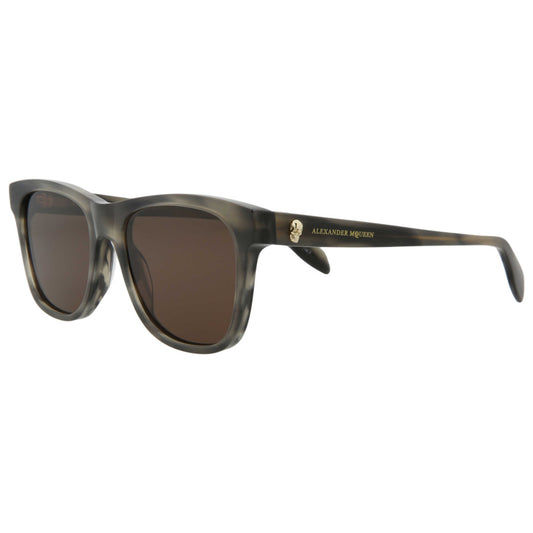 Front view of Alexander McQueen Unisex Sunglasses AM0158S-30006088-004