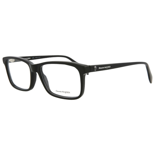 Front view of Alexander McQueen Core Unisex Opticals AM0162O-30006093-001