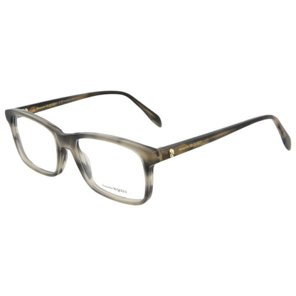 Front view of Alexander McQueen Core Unisex Opticals AM0162O-30006093-004