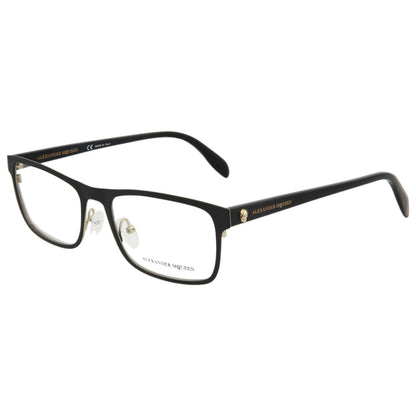 Front view of Alexander McQueen Core Unisex Opticals AM0163O-30006136-001