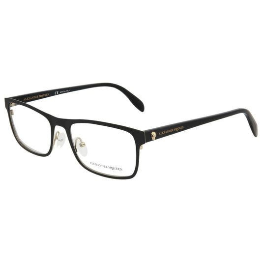 Front view of Alexander McQueen Core Unisex Opticals AM0163O-30006136-001