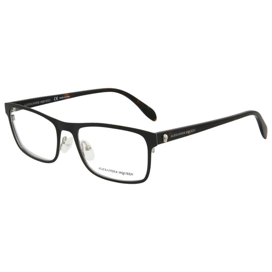Front view of Alexander McQueen Core Unisex Opticals AM0163O-30006136-002