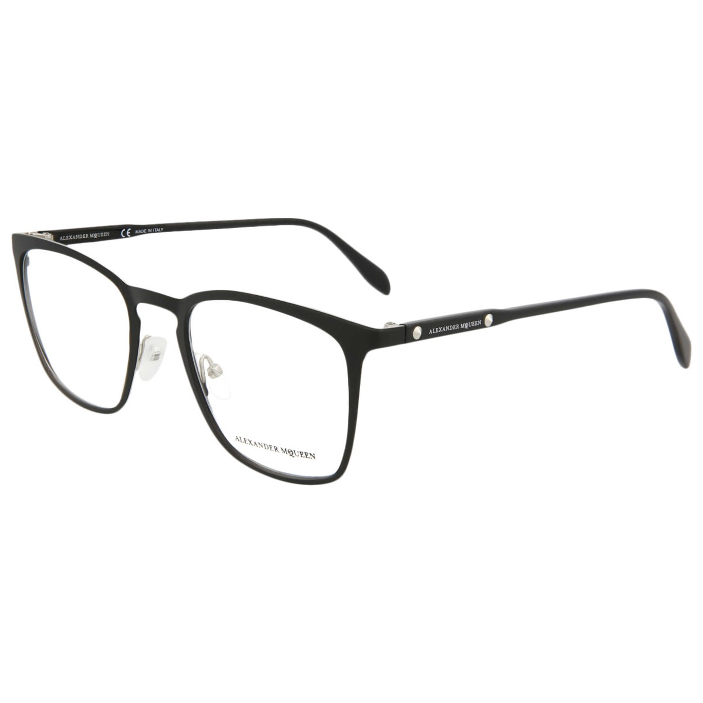 Front view of Alexander McQueen Core Unisex Opticals AM0167O-30006138-002