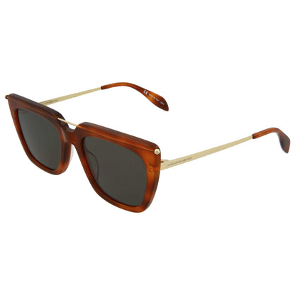 Front view of Alexander McQueen Fashion Unisex Sunglasses AM0169S-30006144-002