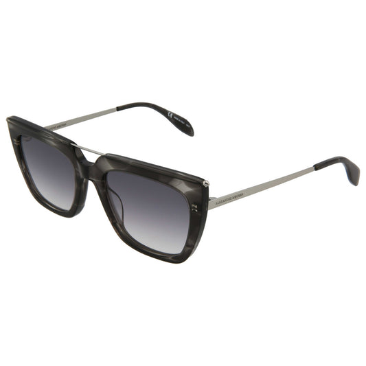 Front view of Alexander McQueen Fashion Unisex Sunglasses AM0169S-30006144-004