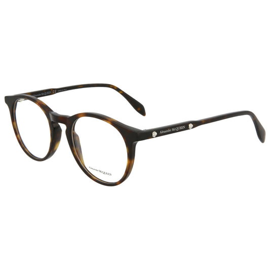 Front view of Alexander McQueen Core Unisex Opticals AM0190O-30006879-002